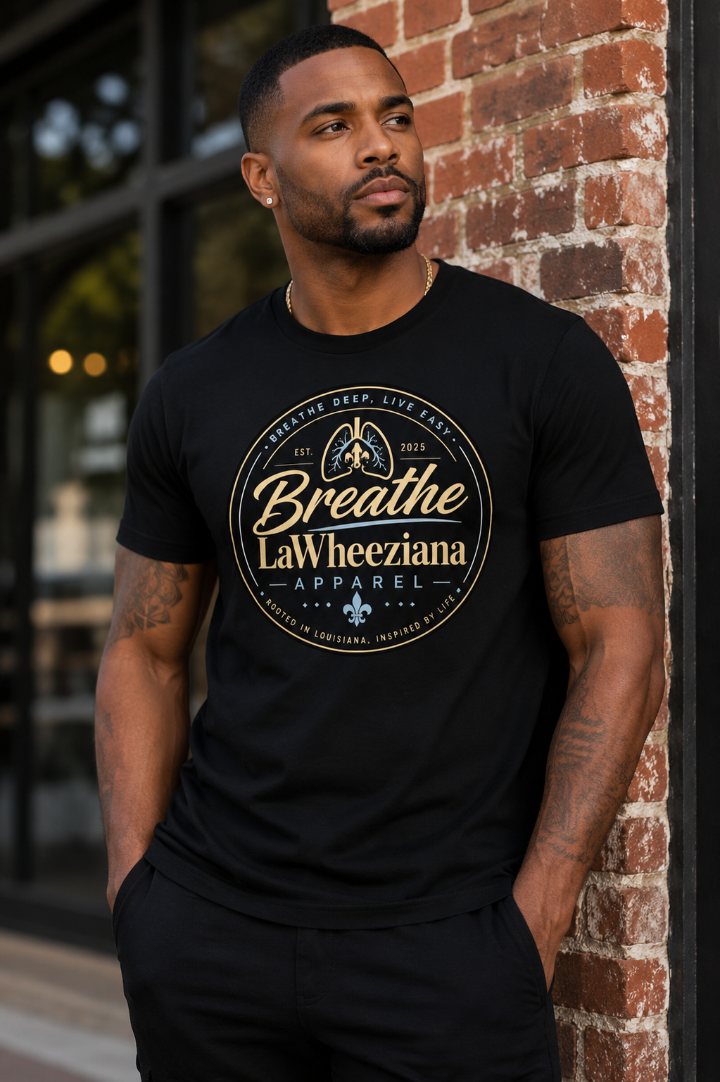 Breathe LaWheeziana Unisex T-Shirt