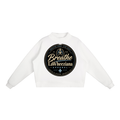 LaWheeziana Essential Fleece Mock-Neck Crew Sweatshirt