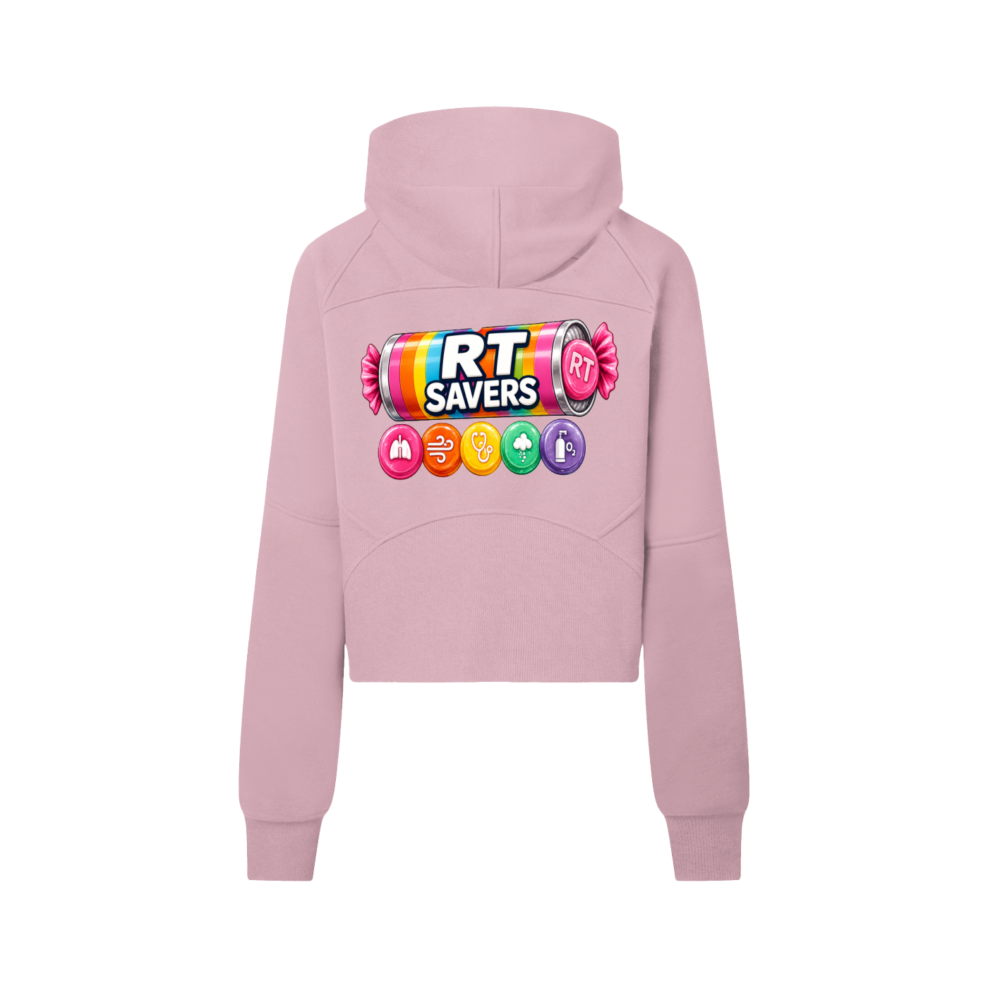 RT Saver Cropped Half-Zip Hoodie