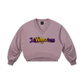 LaWheeziana Women’s Crop V-Neck Sweatshirt