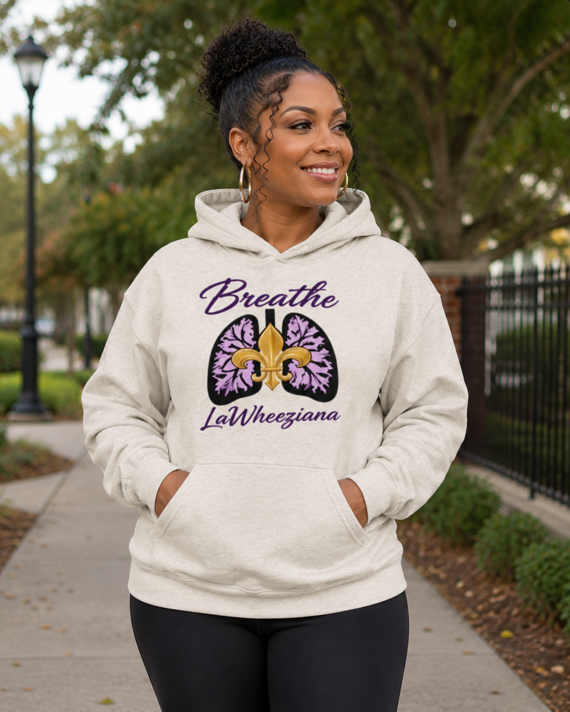 Breathe LaWheeziana Heavyweight Hoodie