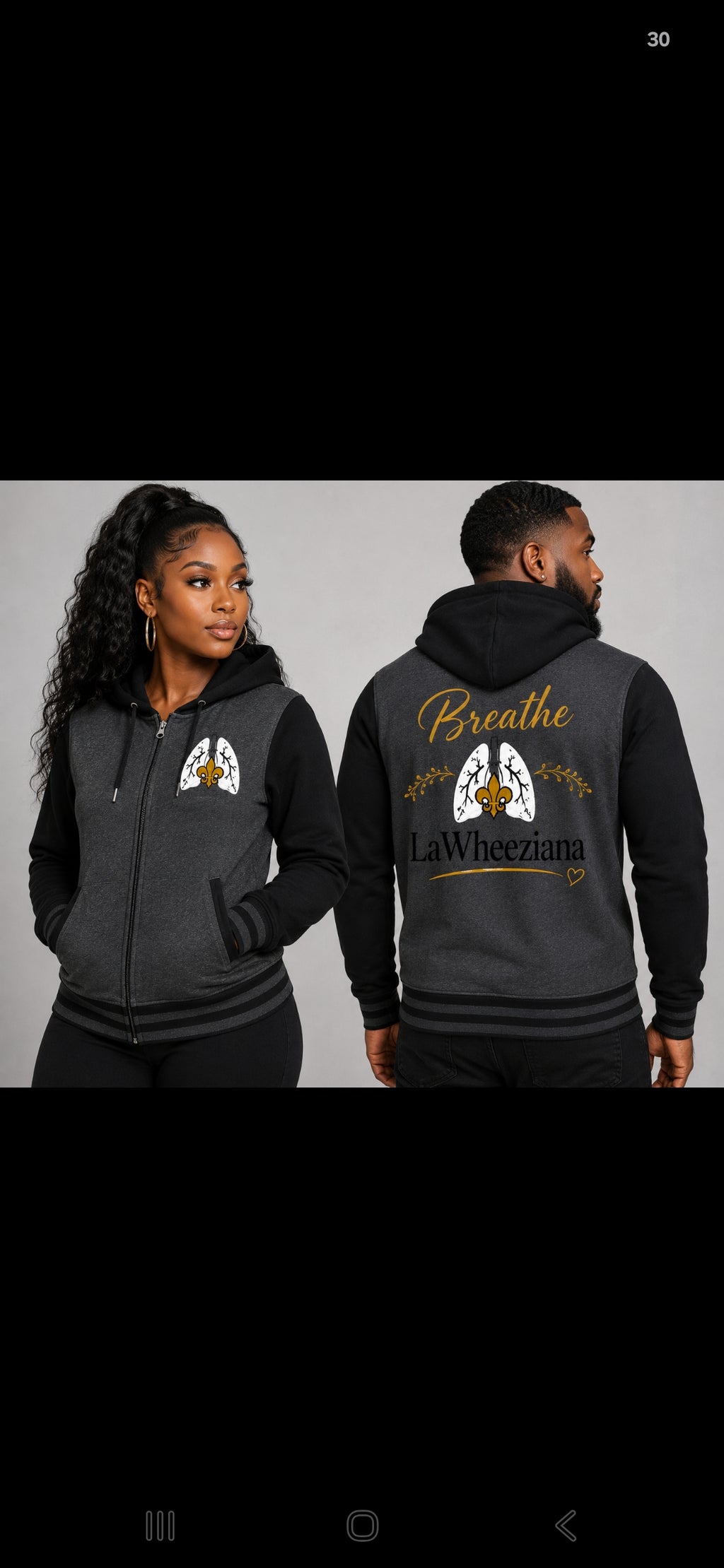 LaWheeziana Full-Zip Hooded Sweatshirt